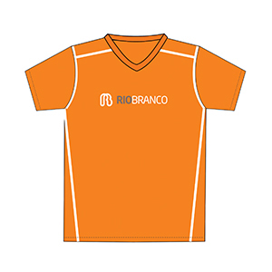 Camiseta M/C laranja slim