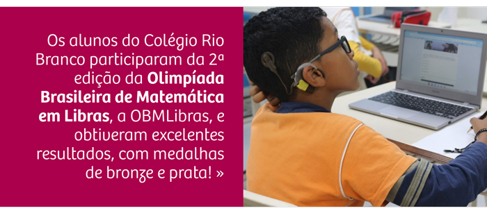 Olimpíada Brasileira de Matemática em LIBRAS
