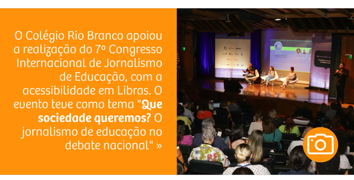 Colégio Rio Branco apoiou a realização do 7º Congresso Jeduca