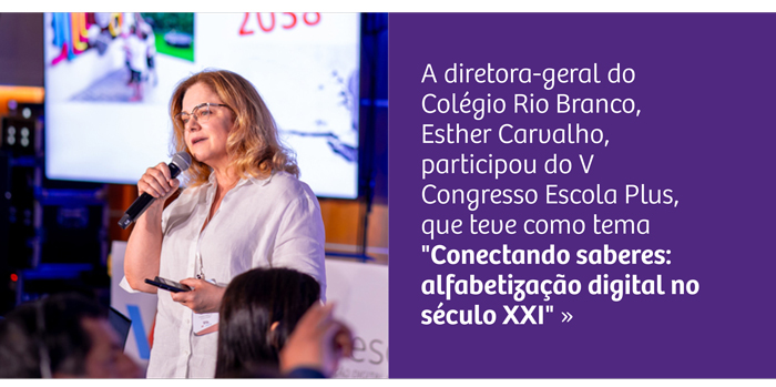 Diretora-Geral do Rio Branco debate alfabetização digital em congresso