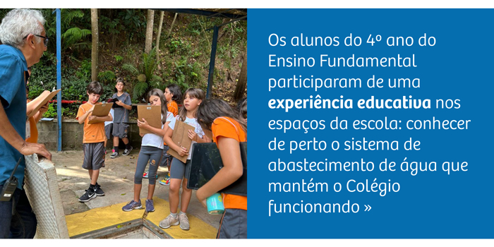 O abastecimento de água no Colégio Rio Branco: Uma aula prática para o 4º Ano do Ensino Fundamental
